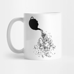 Teapot Pouring Music Mug